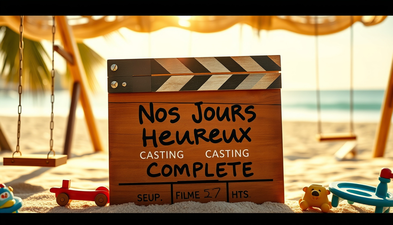 Distribution de Nos jours heureux : casting complet