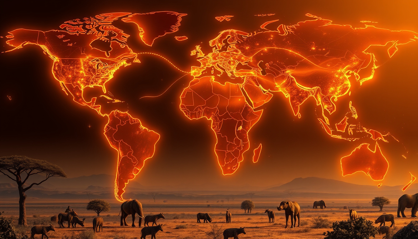 Distribution de Out of Africa – Origines et Migrations Humaines