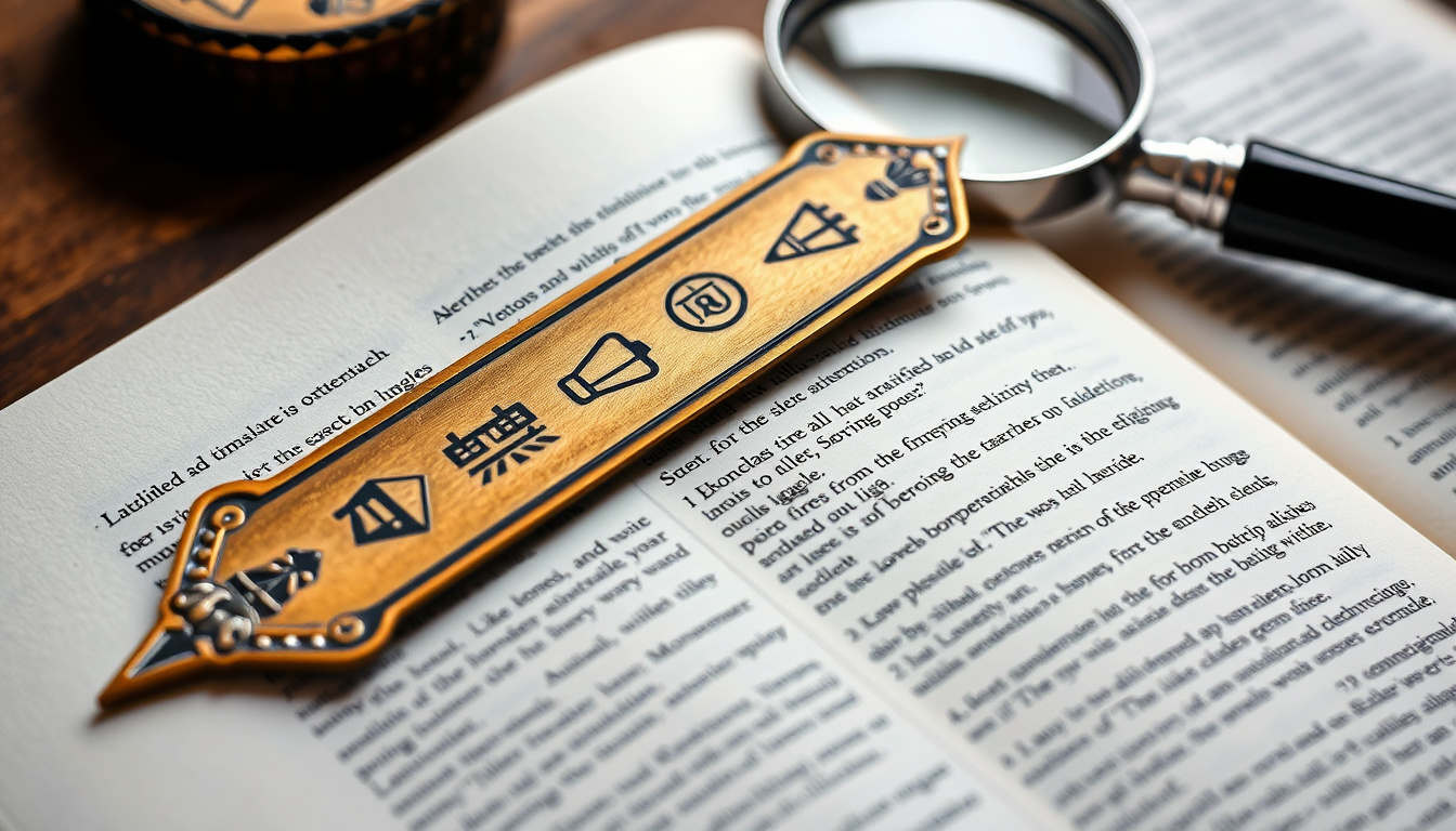 Marque-page : définition, orthographe et symbole